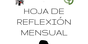 HOJA DE REFLEXIÓN MENSUAL