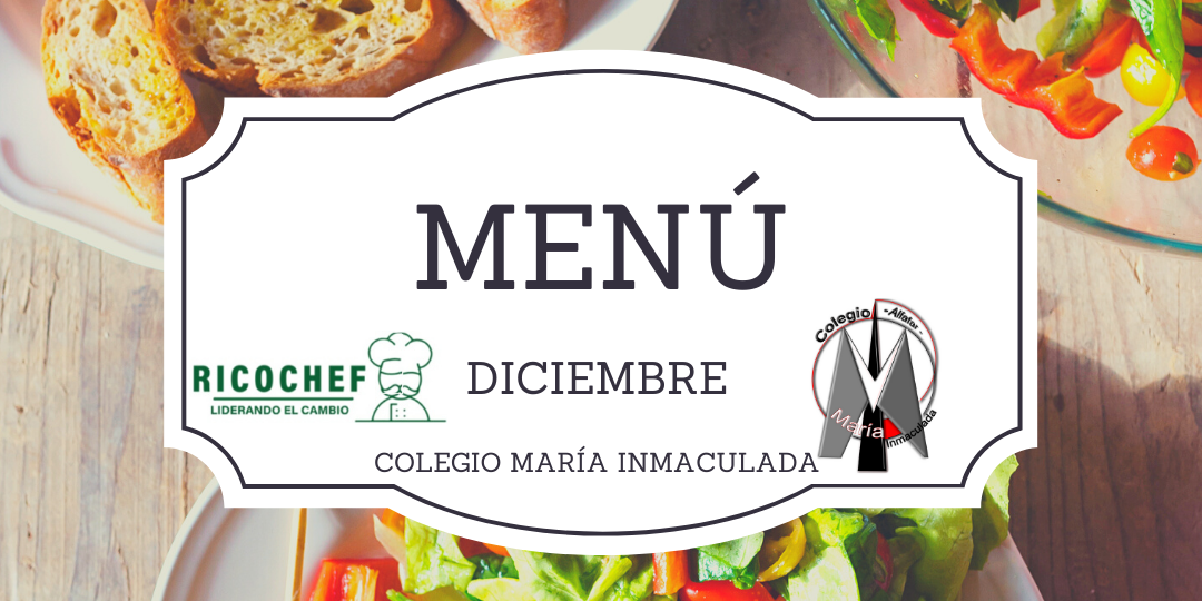 MENÚ DIC